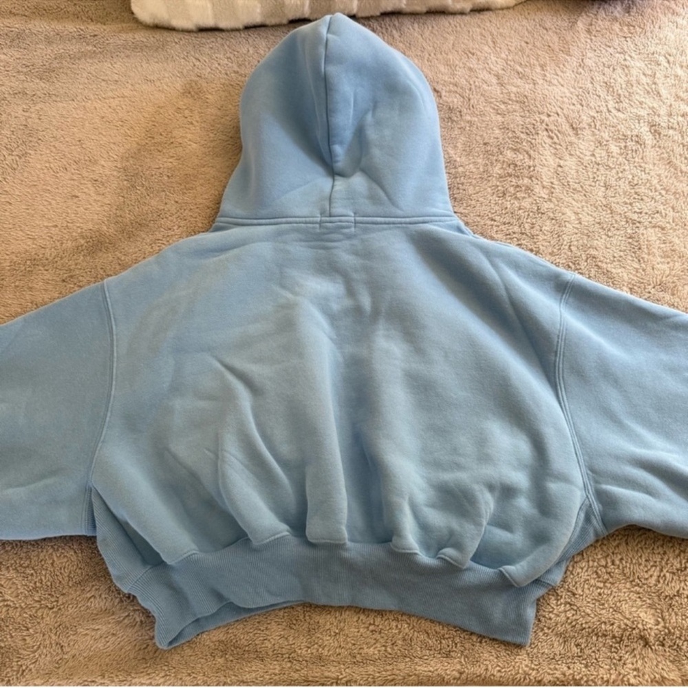 Happy Camp3r Blue Hooded Sweatshirt - Picture 4 of 9